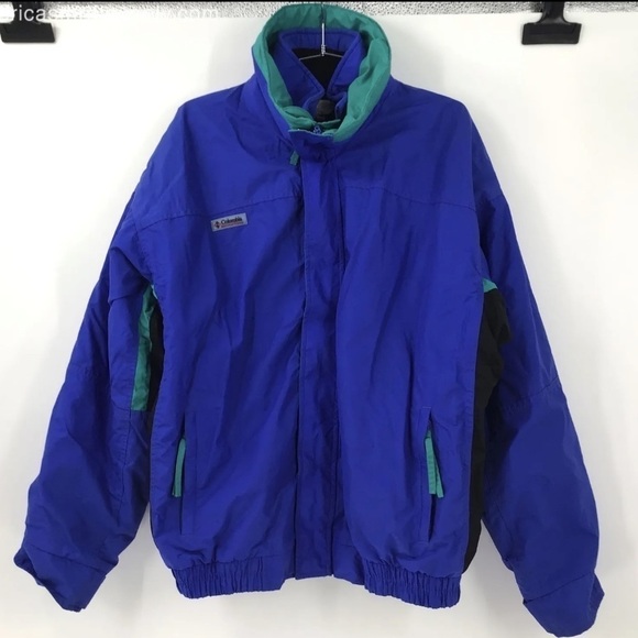 Columbia Other - Columbia Sportswear Blue Bugaboo Ski Double Layered 90’s Jacket Size L